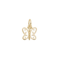 Fairy Butterfly Cut-Out Pendant yellow (14K) main - Popular Jewelry - New York