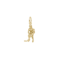 女曲棍球运动员吊饰黄色（14K）主- Popular Jewelry  - 纽约