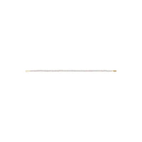 Édesvízi tenyésztett gyöngy nyaklánc (14K) teljes - Popular Jewelry - New York