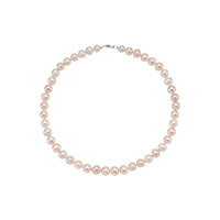Freshwater Cultured Pink Pearls Kwintas (Silver)