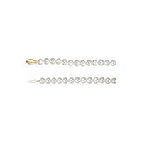 Freshwater Cultured Potato Pearl Necklace (14K) clasp - Popular Jewelry - New York