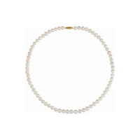 Slatkovodna biserna ogrlica od krompira (14K) glavna - Popular Jewelry - Njujork