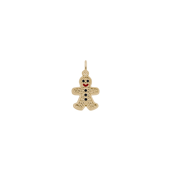 Gingerbread Man Pendant (14K) Popular Jewelry - New York