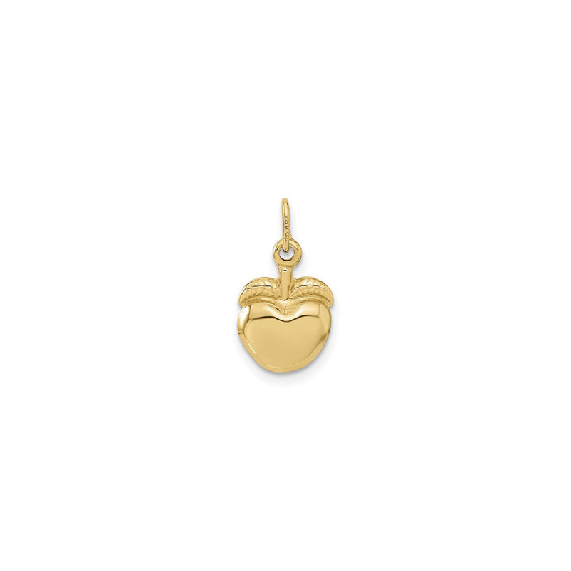 Golden Apple Pendant (14K) back - Popular Jewelry - New York