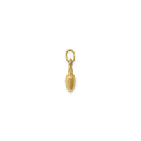 Golden Apple Pendant (14K) side - Popular Jewelry - New York