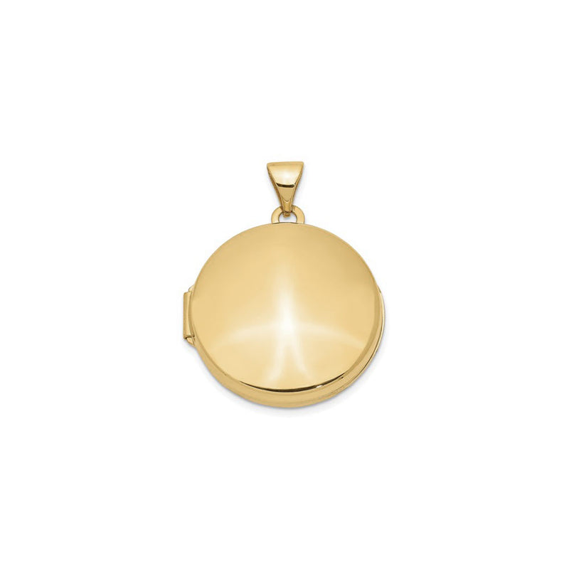 Golden Round Photo Locket (14K) main - Popular Jewelry - New York