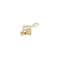 Golf Cart Charm yellow (14K) main - Popular Jewelry - New York