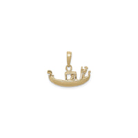 Gondola 3D Pendant (14K) front - Popular Jewelry - New York