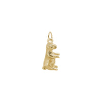 Groundhog Charm yellow (14K) main - Popular Jewelry - New York