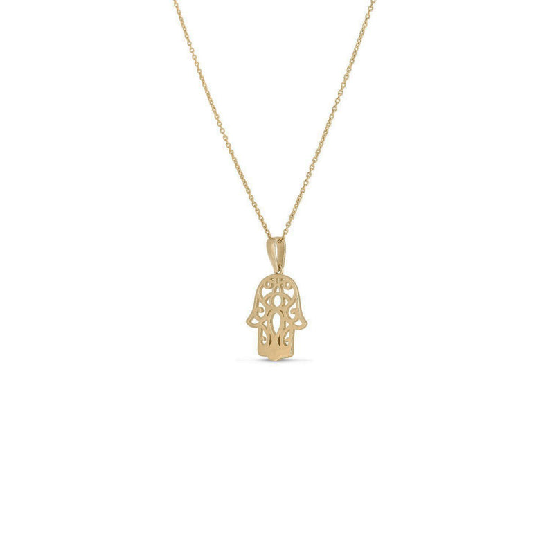 Hamsa Cable Necklace (14K) Popular Jewelry - New York