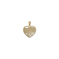 دل جو ٺهيل آمريڪي پرچم پينڊنٽ (14K) پوئتي - Popular Jewelry - نيو يارڪ