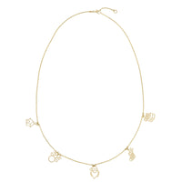 I-Holiday Cut-Out Charms Necklace (14K) ngaphambili - Popular Jewelry - I-New York