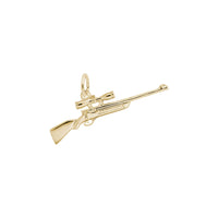 Hunting Rifle Charm yellow (14K) main - Popular Jewelry - New York
