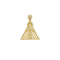Iced-Out Pyramid & Ankh Pendant (14K) Popular Jewelry - New York