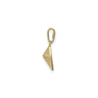 Icy Geometric Diamond-Shaped Pendant (14K) side - Popular Jewelry - New York