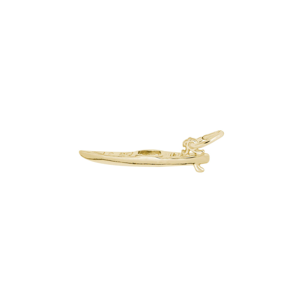 Kayak Charm yellow (14K) main - Popular Jewelry - New York