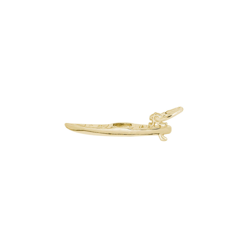 Kayak Charm yellow (14K) main - Popular Jewelry - New York