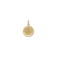 Könnyű Communion gravírozható medál (14K) elöl - Popular Jewelry - New York