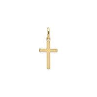 Lightweight Plain Cross Pendant (14K) front - Popular Jewelry - Ню Йорк