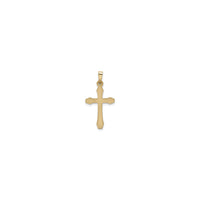 Lightweight Textured Latin Cross (14K) back - Popular Jewelry - New York