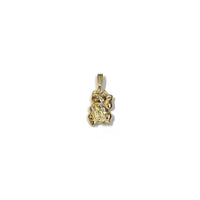 Lucky Cat Pendant (14K) atubangan - Popular Jewelry - New York