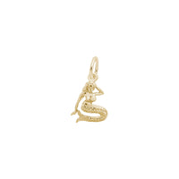 Mermaid Charm jòn (14K) prensipal - Popular Jewelry - Nouyòk
