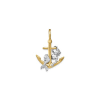 Mermaid on Anchor Pendant (14K) main - Popular Jewelry - New York