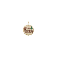 Pingente de etiqueta de esmalte Feliz Natal (14K) Popular Jewelry - New York