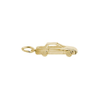 Mid-Engine Sports Car Charm yellow (14k) main - Popular Jewelry - New York