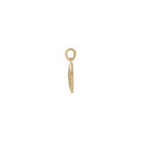 Mini Sea Shell Pendant (14K) side - Popular Jewelry - New York