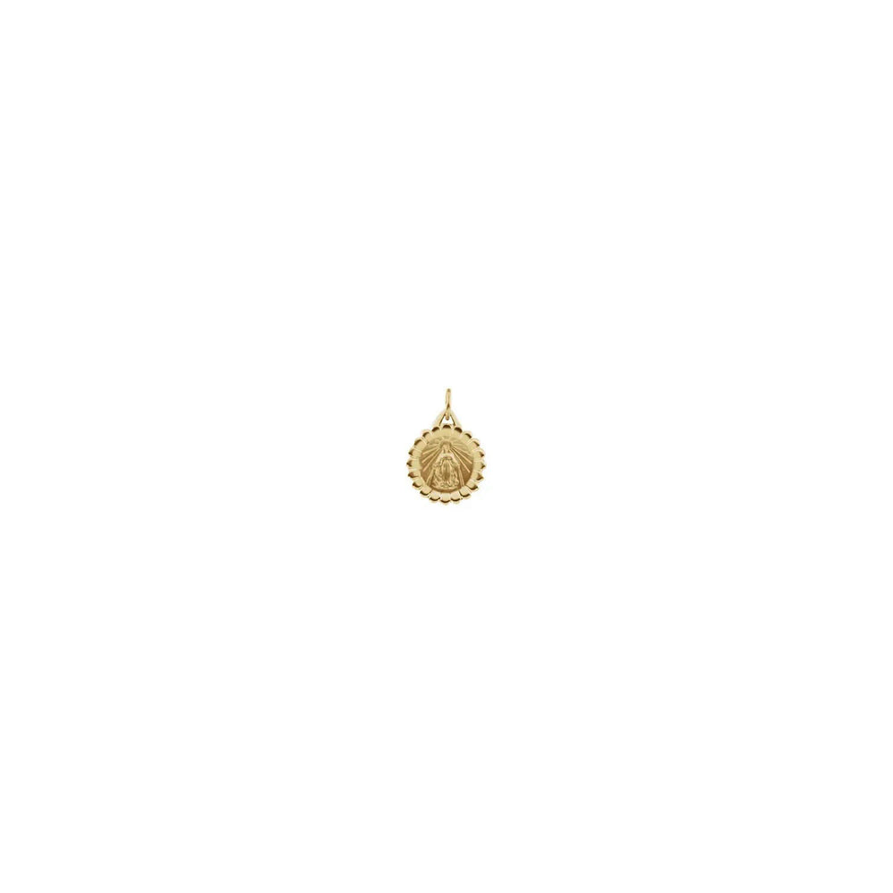 Miraculous Flower Medal Pendant (14K) Popular Jewelry - New York