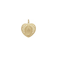 Prívesok zázračného srdca (14K) späť - Popular Jewelry - New York