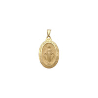 Medali ya Mviringo ya Muujiza (14K) mbele - Popular Jewelry - New York
