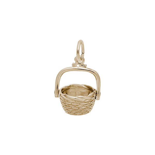 Nantucket Basket Pendant (14K) Popular Jewelry - New York