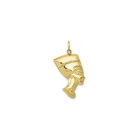 Nefertiti Profile Charm (14K) front - Popular Jewelry - New York