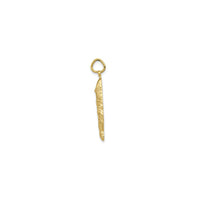 Nefertiti Profile Charm (14K) side - Popular Jewelry - New York
