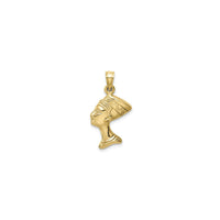 Двусторонний кулон Нефертити (14К) спереди - Popular Jewelry - Нью-Йорк