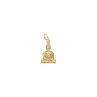 Nirvana Buddha Charm yellow (14K) main - Popular Jewelry - New York 