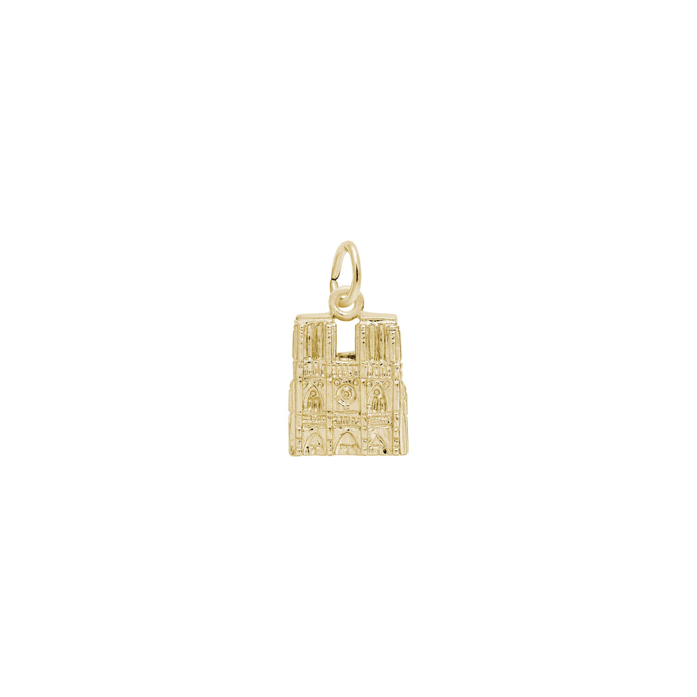 Notre Dame Charm yellow (14K) main - Popular Jewelry - New York