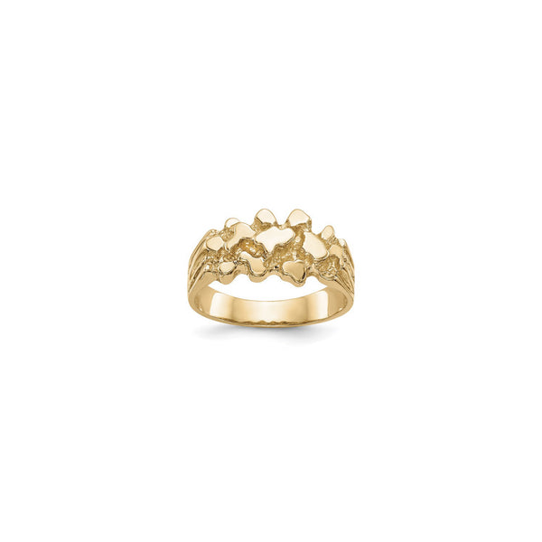 Nugget Cluster Ring (14K) main - Popular Jewelry - New York