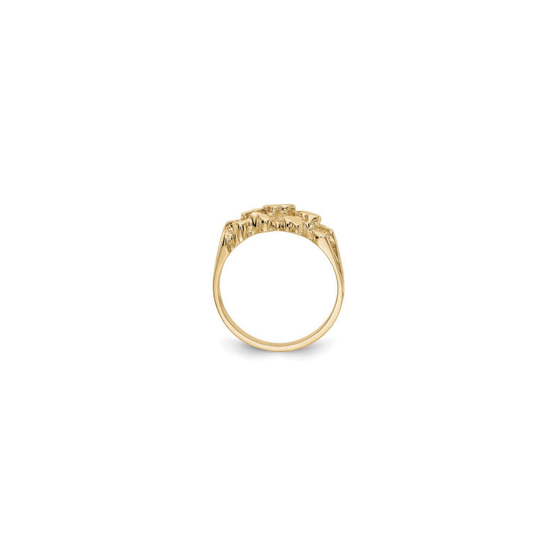 Nugget Cluster Ring (14K) setting - Popular Jewelry - New York