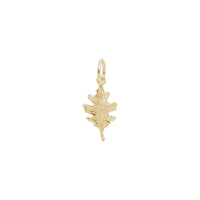 Oak Leaf Charm mavo (14K) lehibe - Popular Jewelry - New York