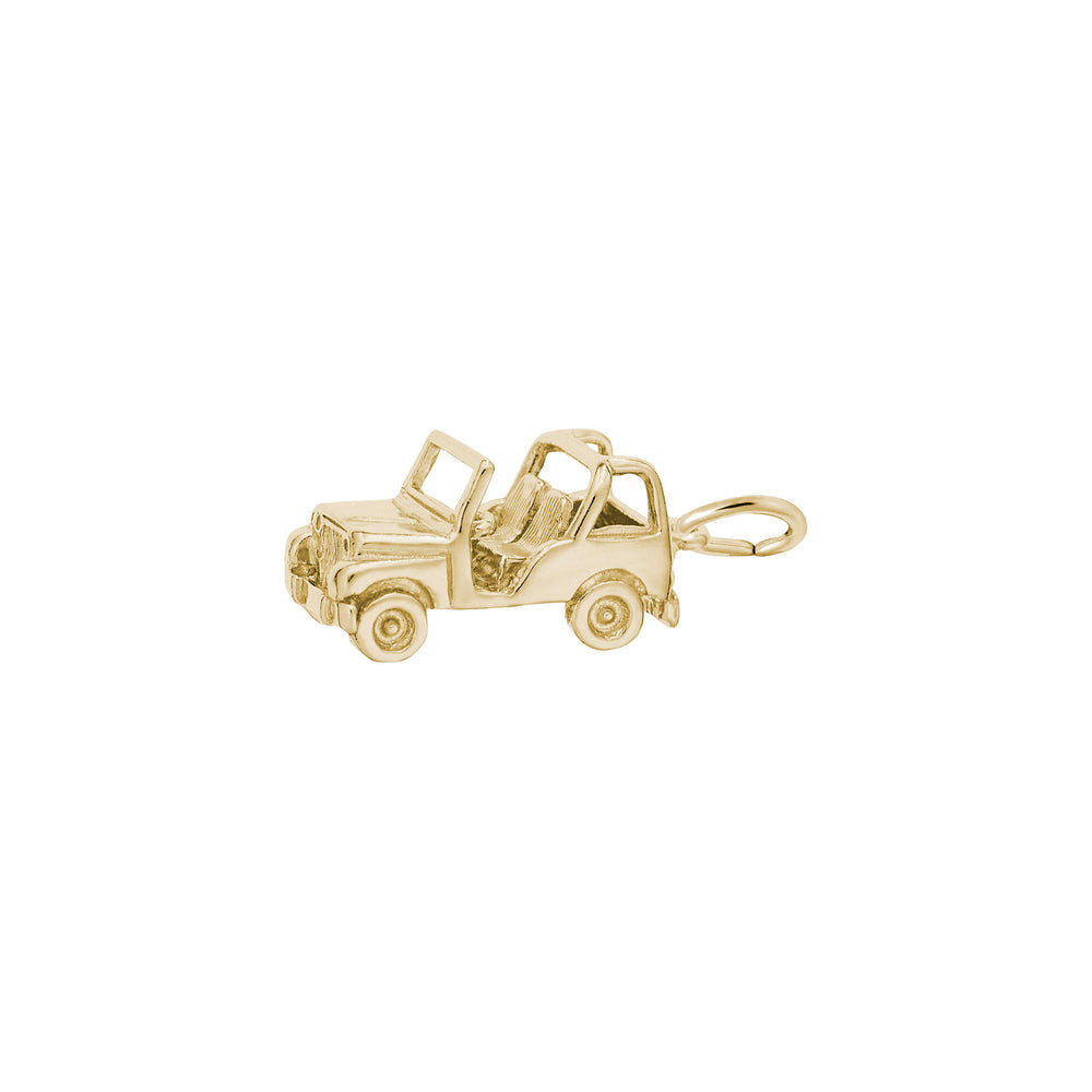 Off Road Vehicle Charm yellow (14K) - main Popular Jewelry -  New York