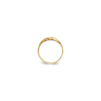 Configuració d'anell de cúpula de remolins oposats (14K) - Popular Jewelry - Nova York