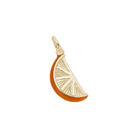 Orange Slice Charm yellow (14K) main - Popular Jewelry - New York