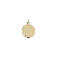 Привезак за округлу медаљу Госпе од Фатиме велика (14К) полеђина - Popular Jewelry - Њу Јорк