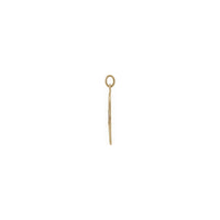 Привезак за округлу медаљу Госпе од Фатиме велика (14К) страна - Popular Jewelry - Њу Јорк