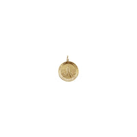 Our Lady of Fatima Round Medal Pendant (14K) small - Popular Jewelry - Nyu York