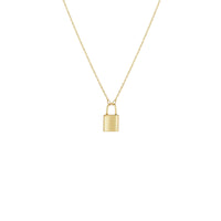Padlock Necklace (14K) main - Popular Jewelry - New York