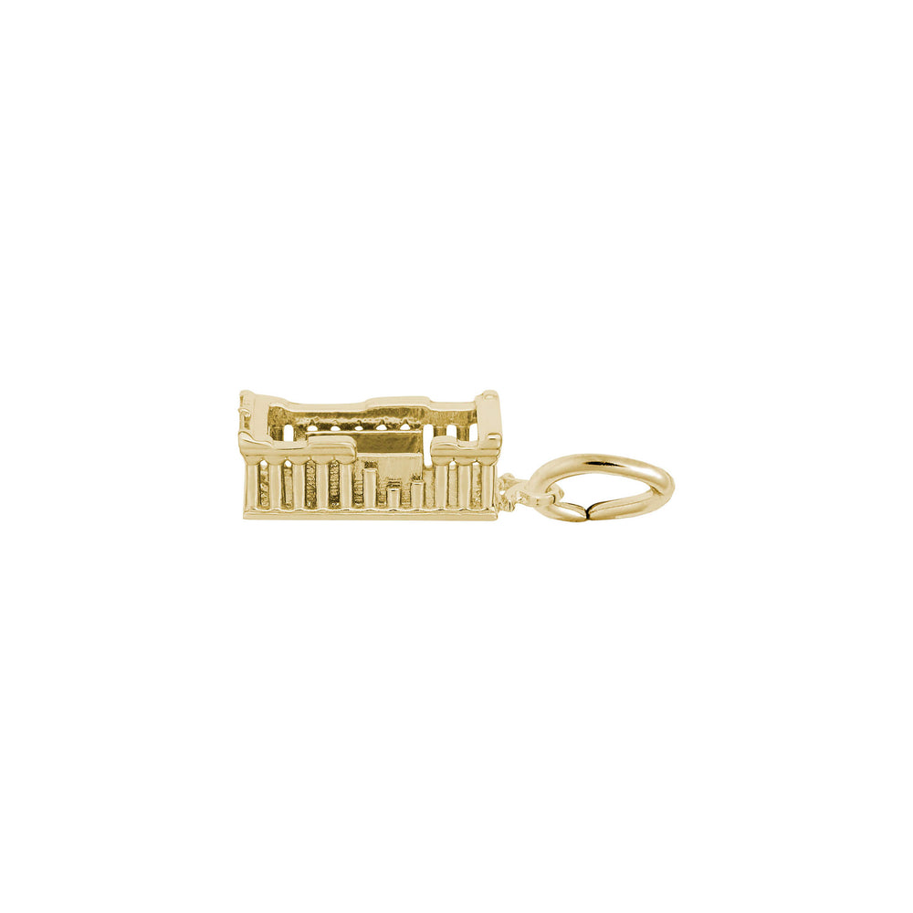 Parthenon Charm yellow (14K) main - Popular Jewelry - New York